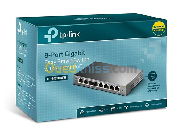 SWITCH TP-LINK TL-SG108PE 8 PORT GIGABITS 4 PORT POE