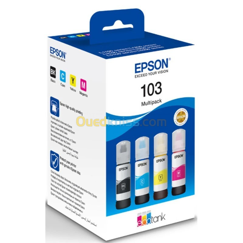 PACK BOUTEILLES D'ENCRE DE EPSON 103 