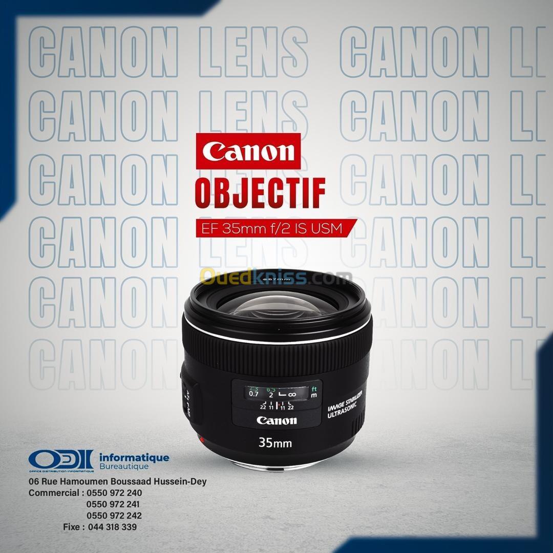 OBJECTIF CANON EF 35mm f 2 IS USM