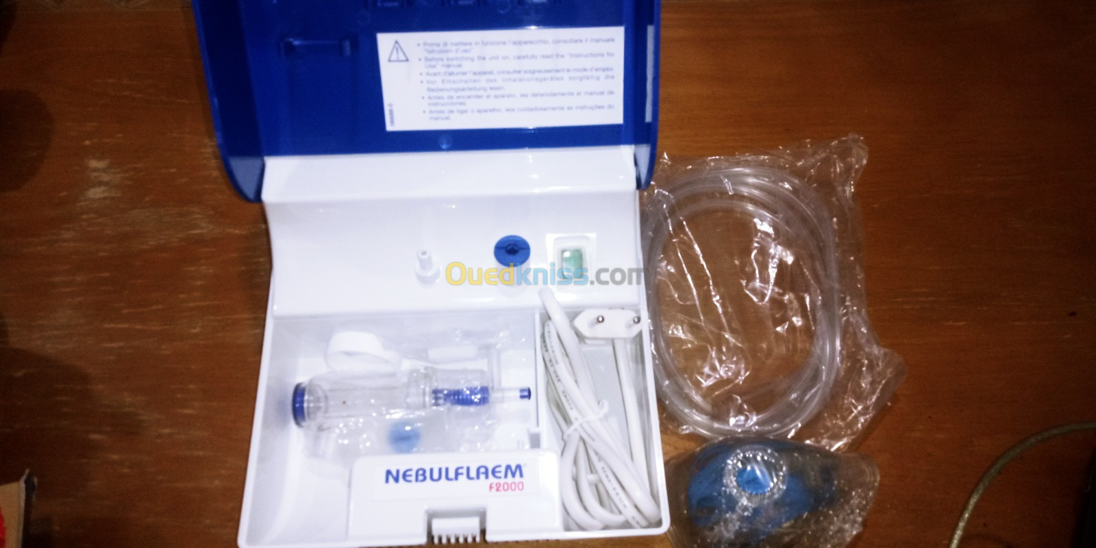 Nebuliseur neuf made in Italy pour adultes et enfants.