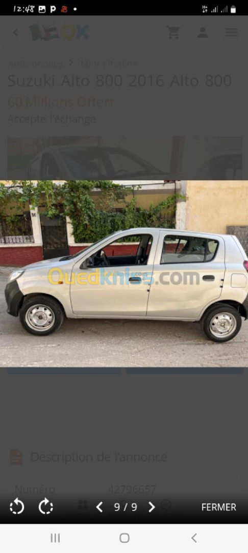 Suzuki Alto 800 2016 Alto 800