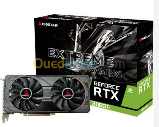 CARTE GRAPHIQUE DDR6 GEFORCE NVIDIA RTX 3060TI  8GB 