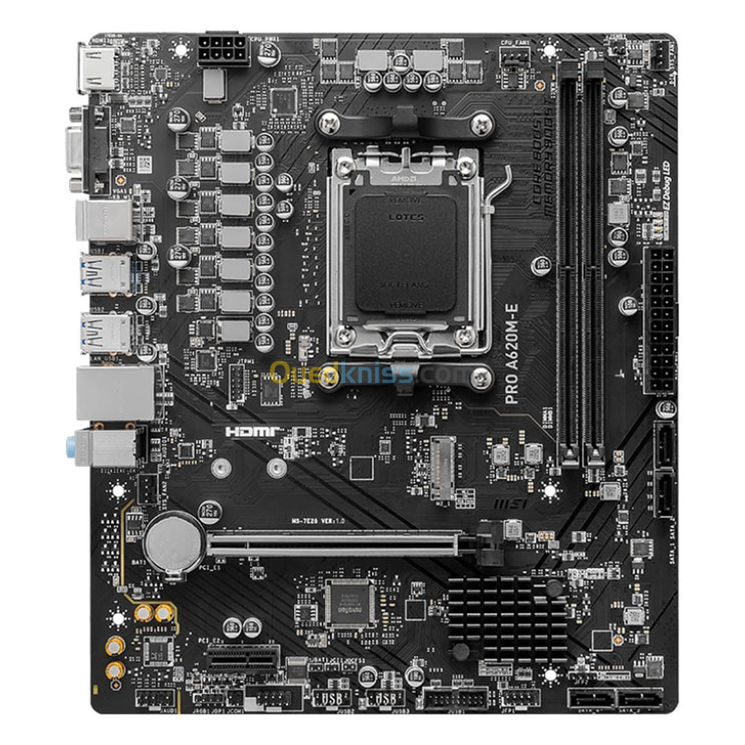 carte mère MSI PRO A620M-E DDR5 AM5