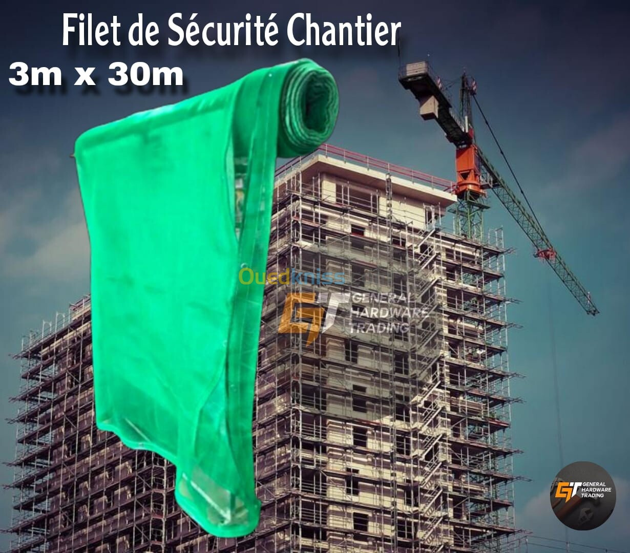 Filet de sécurité Chantier 