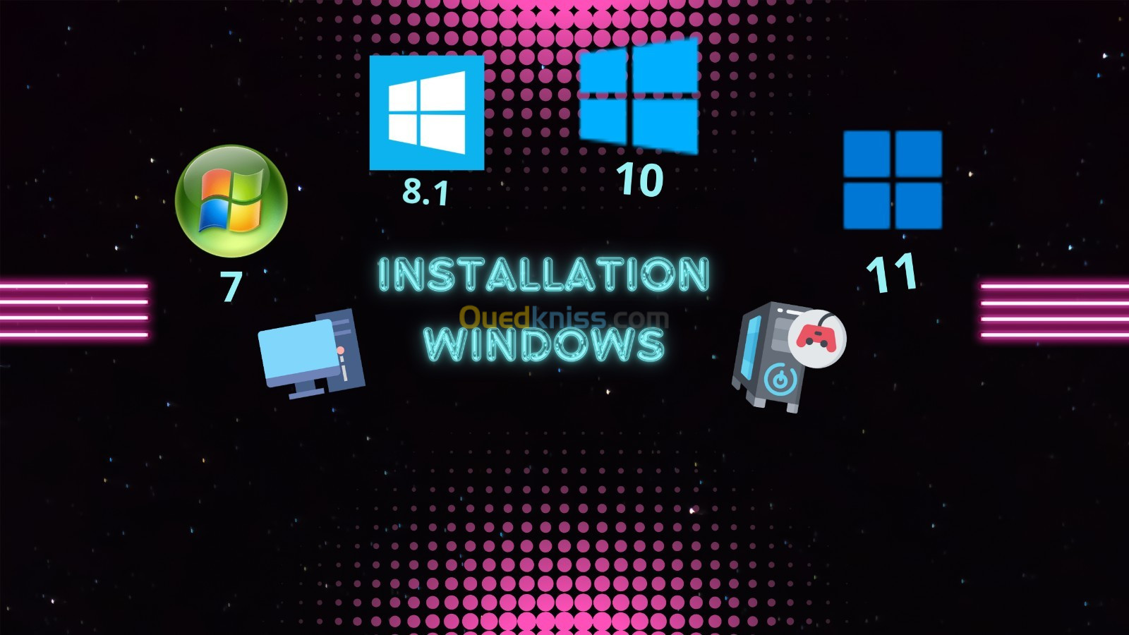 Installation Tout les Windows 7-11 Lite & Gaming (a9ra Lta7t )