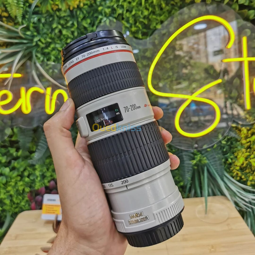 Canon ef 70-200mm f1.4 serie L IS USM en excellent etat avec deux bouchons