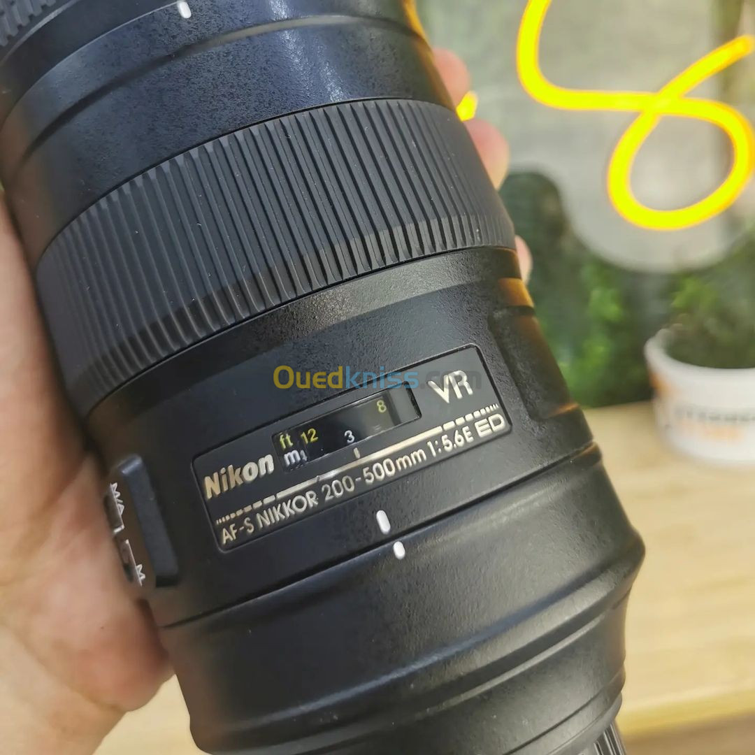 Nikon lens 200-500 mm 1:5.6E ED VR 