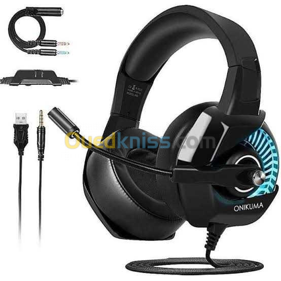 Casque gaming onikuma k6 