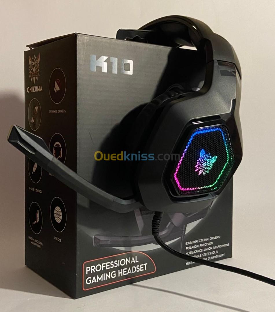 Casque gaming onikuma k10 