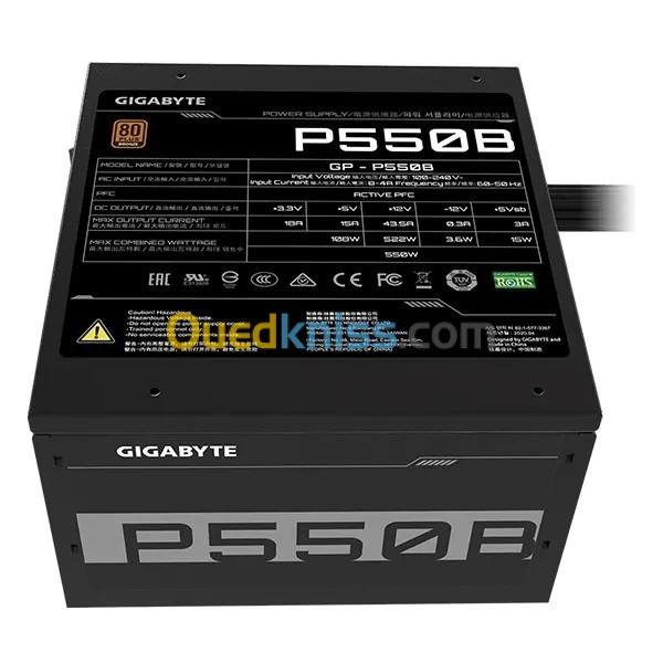 ALIMENTATION GIGABYTE GP-P550B 550 WATTS 80PLUS BRONZE