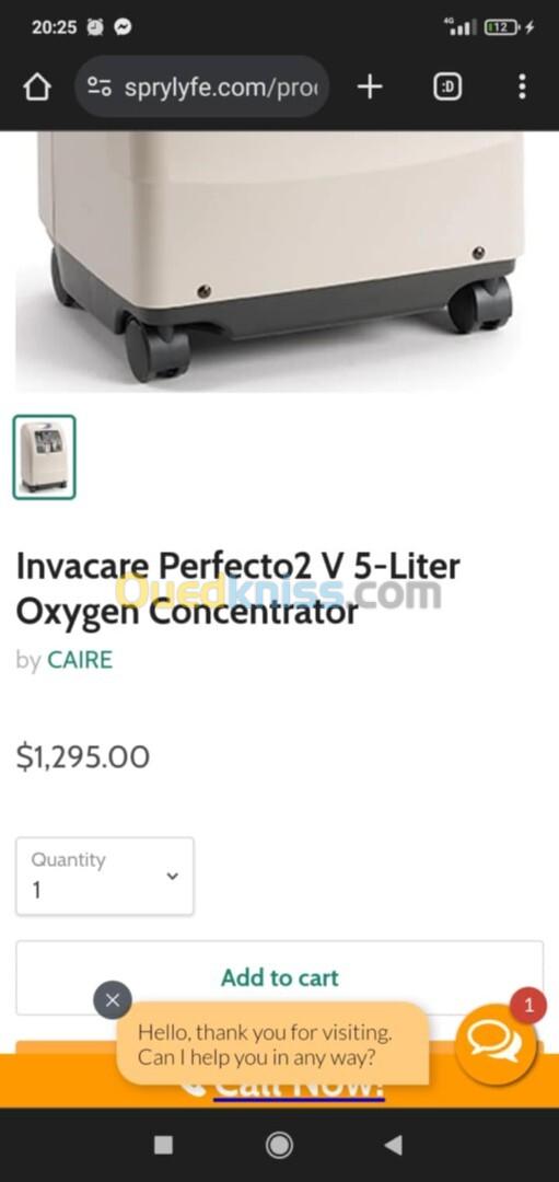 Invacare Concentrateur d'oxygène 