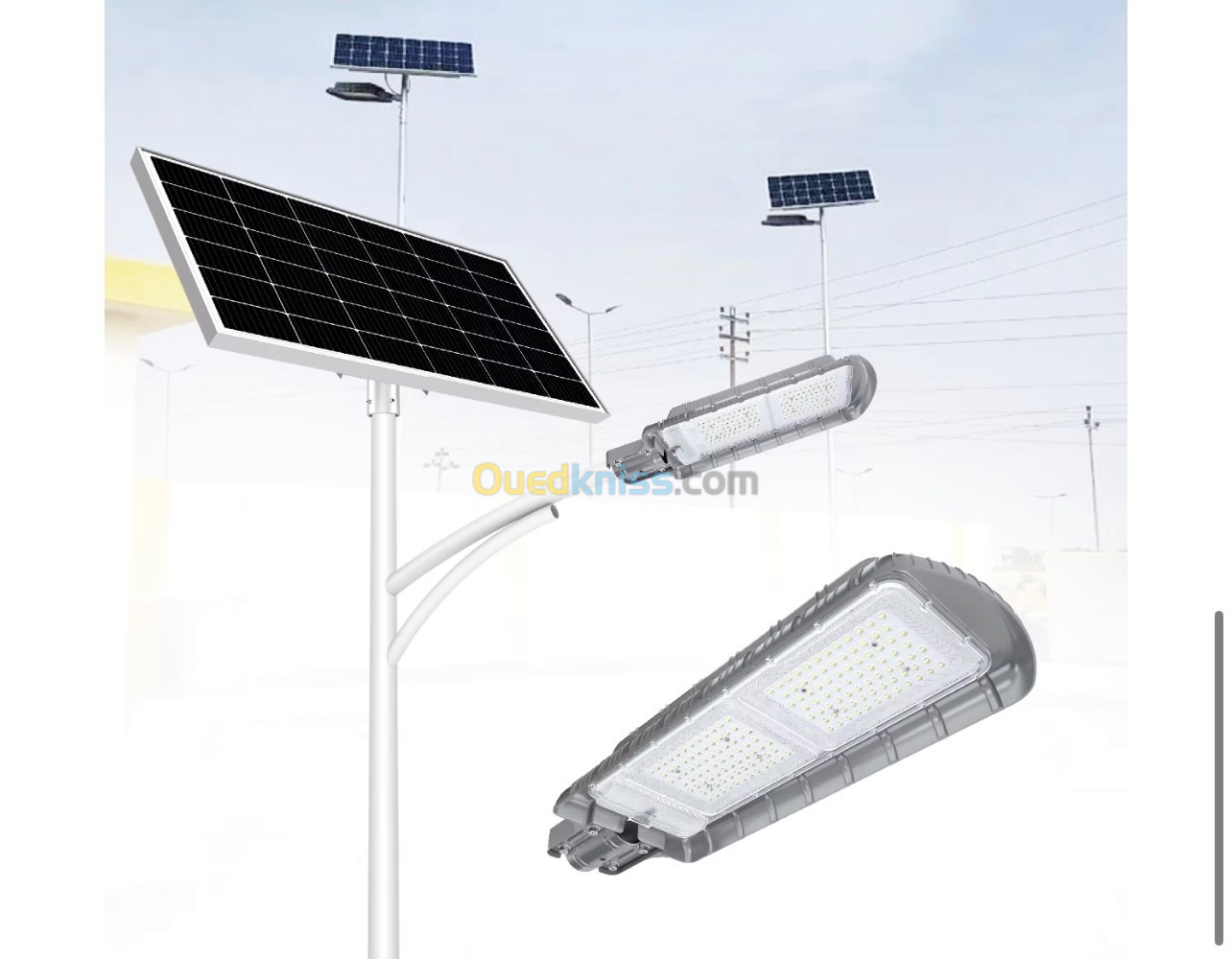 Luminaires solaire all in two 80 w 