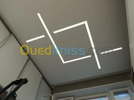 Led profil placoplâtre peinture 