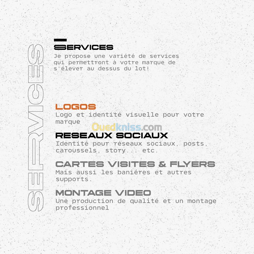 [DESIGNER] CONCEPTION LOGO / IDENTITE VISUELLE / SITE WEB / POSTS RÉSEAUX SOCIAUX / STORYS / VIDEOS