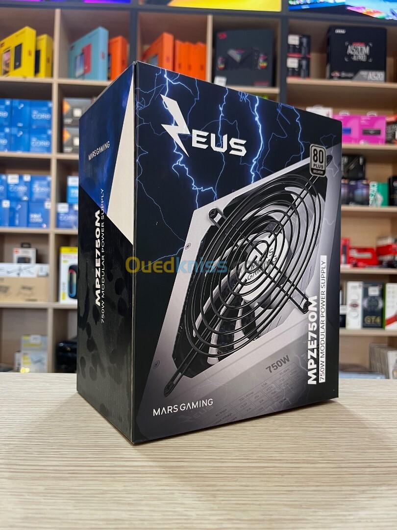 Alimentation Mars Gaming MPZE750M 750W 80+ SILVER Full Modulaire