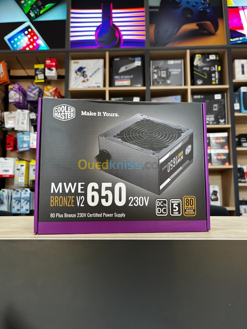 ALIMENTATION COOLER MASTER MWE 650W 80+ BRONZE