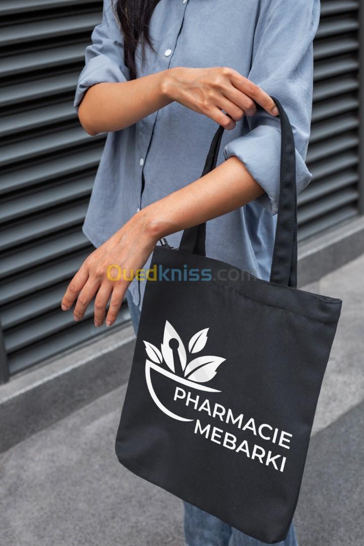 Tote bag personnalisé , sac en tissu 