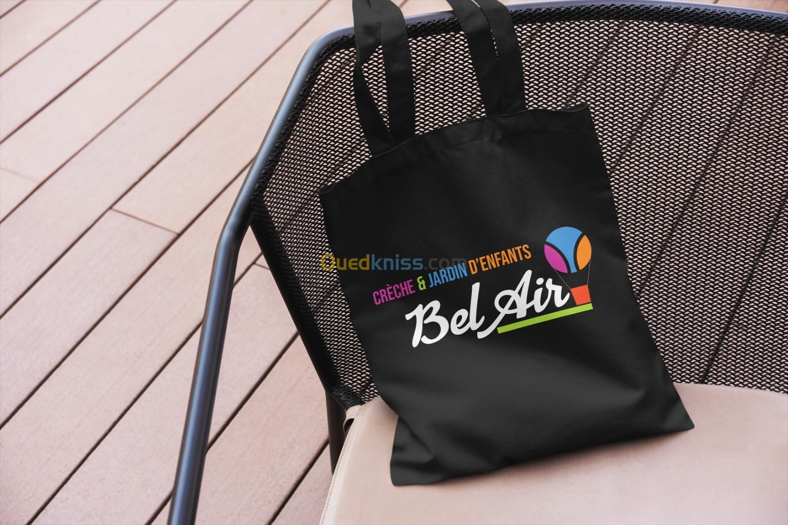 Tote bag personnalisé , sac en tissu 