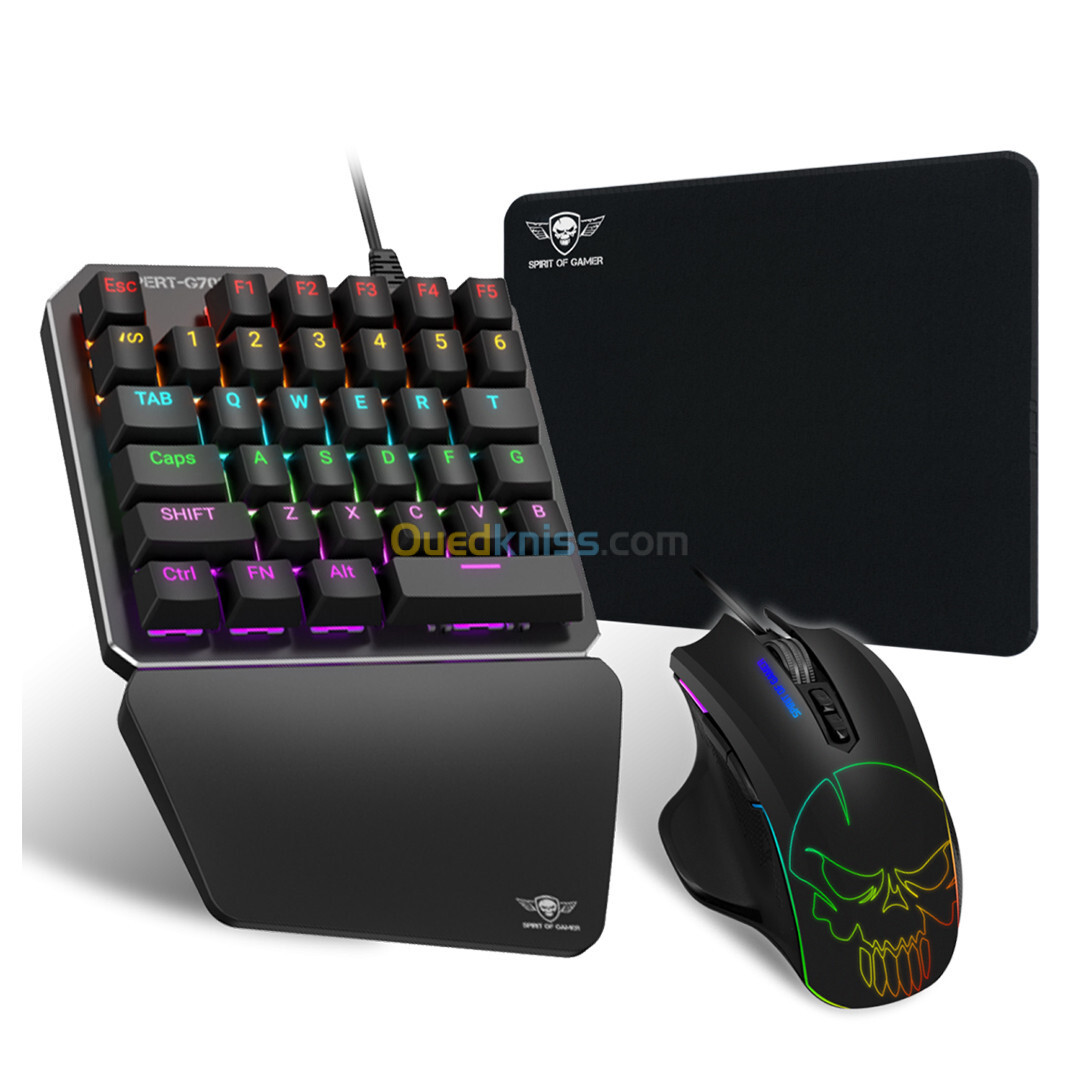 COMBO SOG CLAVIER SOURIS TAPIS RGB XPERT-G700 FOR CONSOLES