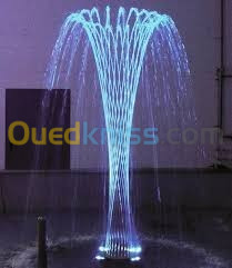 Jet crown fontaine avec led