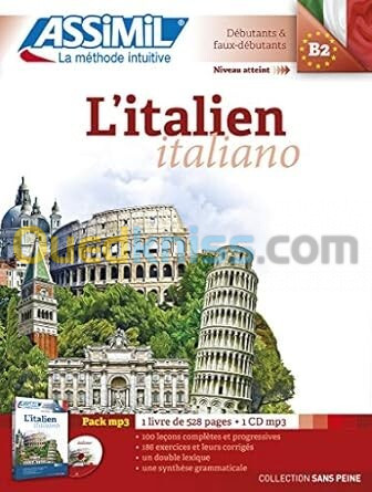 Coffret Assimil Italien - Livre + CD mp3