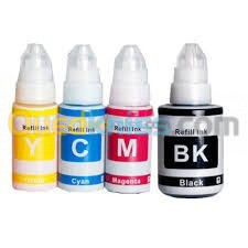 Pack Bouteille Dencre Universel 4 Couleurs 70 ml