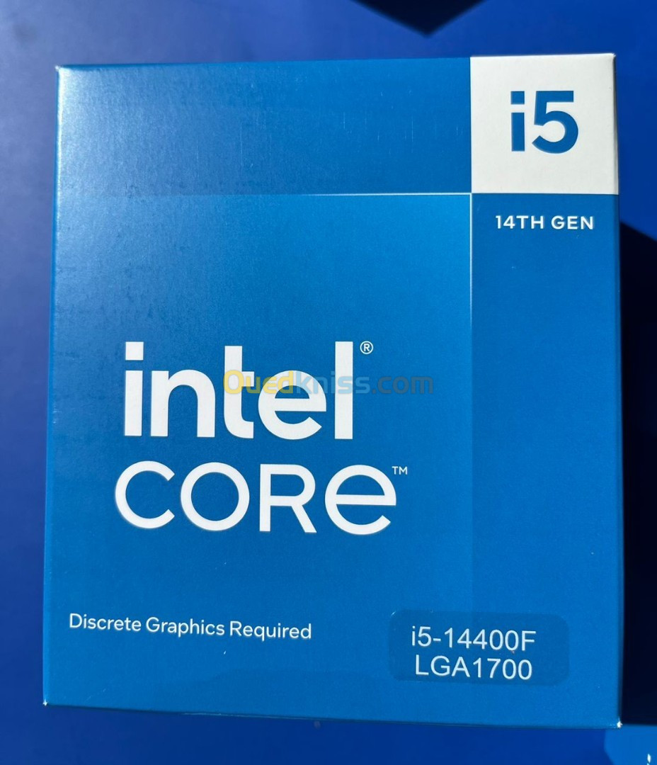  CPU Intel Core i5-14400F (jusqu'à 4.7 GHz)