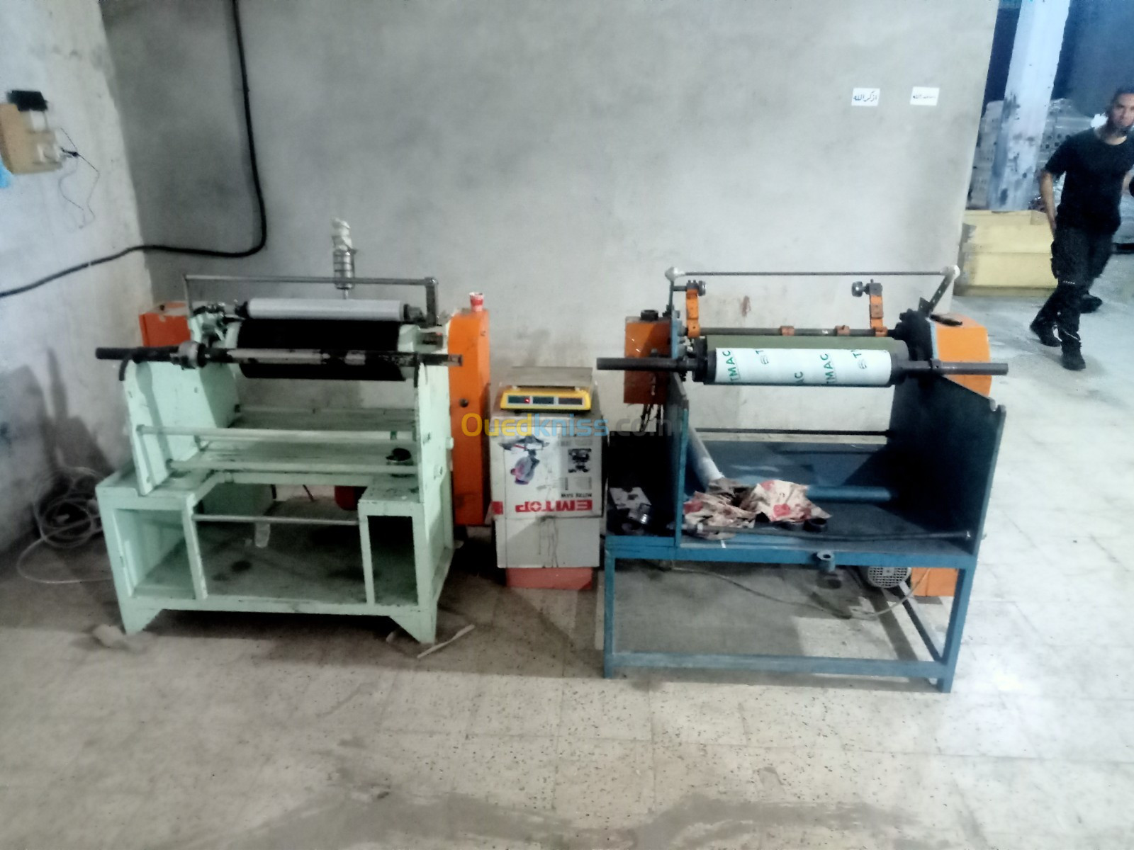 machine pour fabrication film étirable industriel et papier aluminium et film alumontaire 