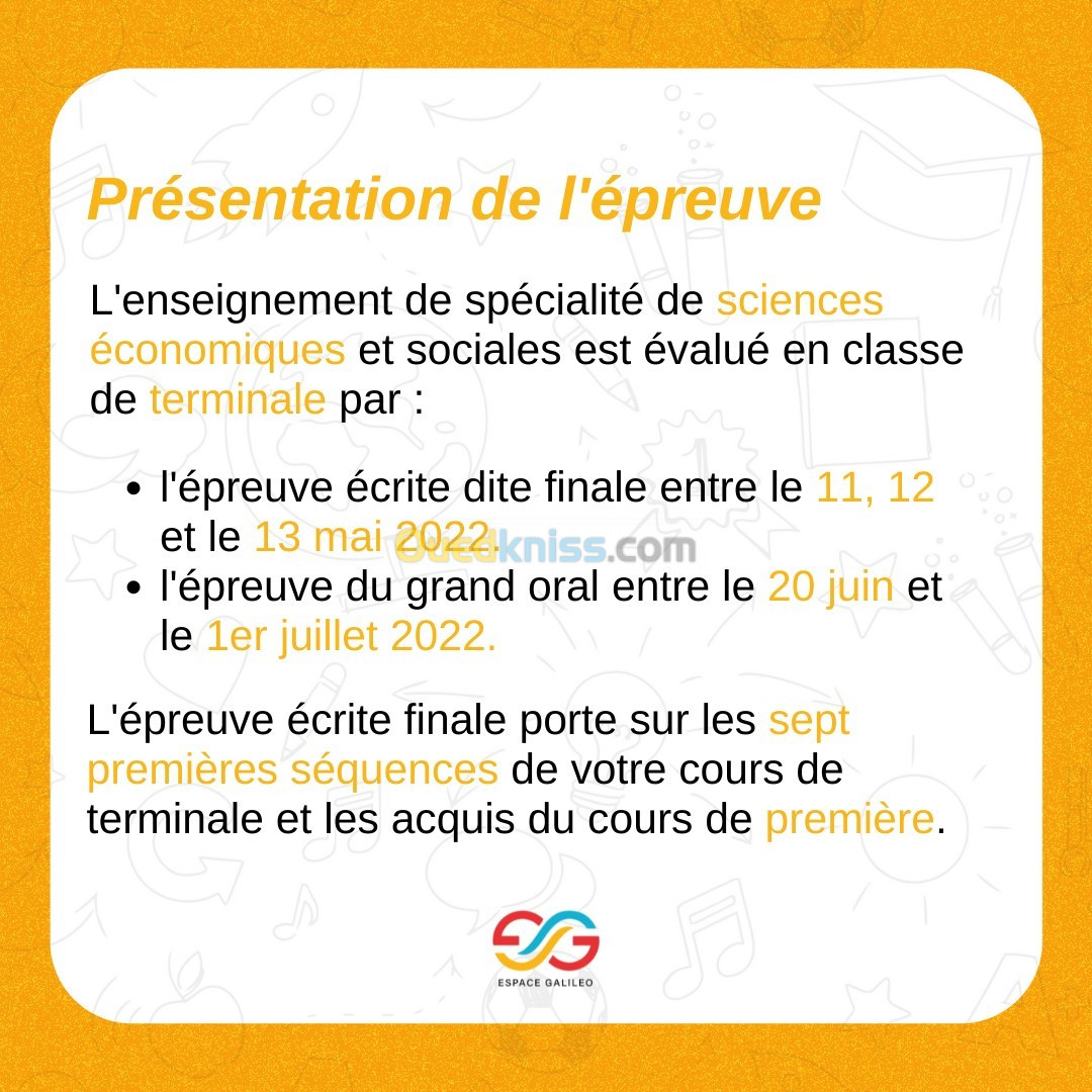 Cours de soutiens SES programme français (terminale/première)