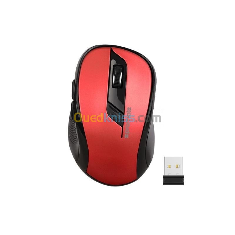 Promate Clix-7 Souris optique ergonomique sans fil 2,4 GHz.