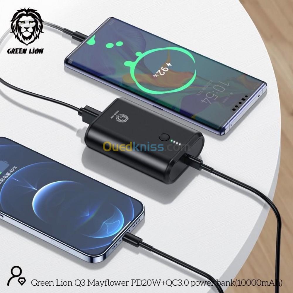 Power bank green lion 10000 Mah 