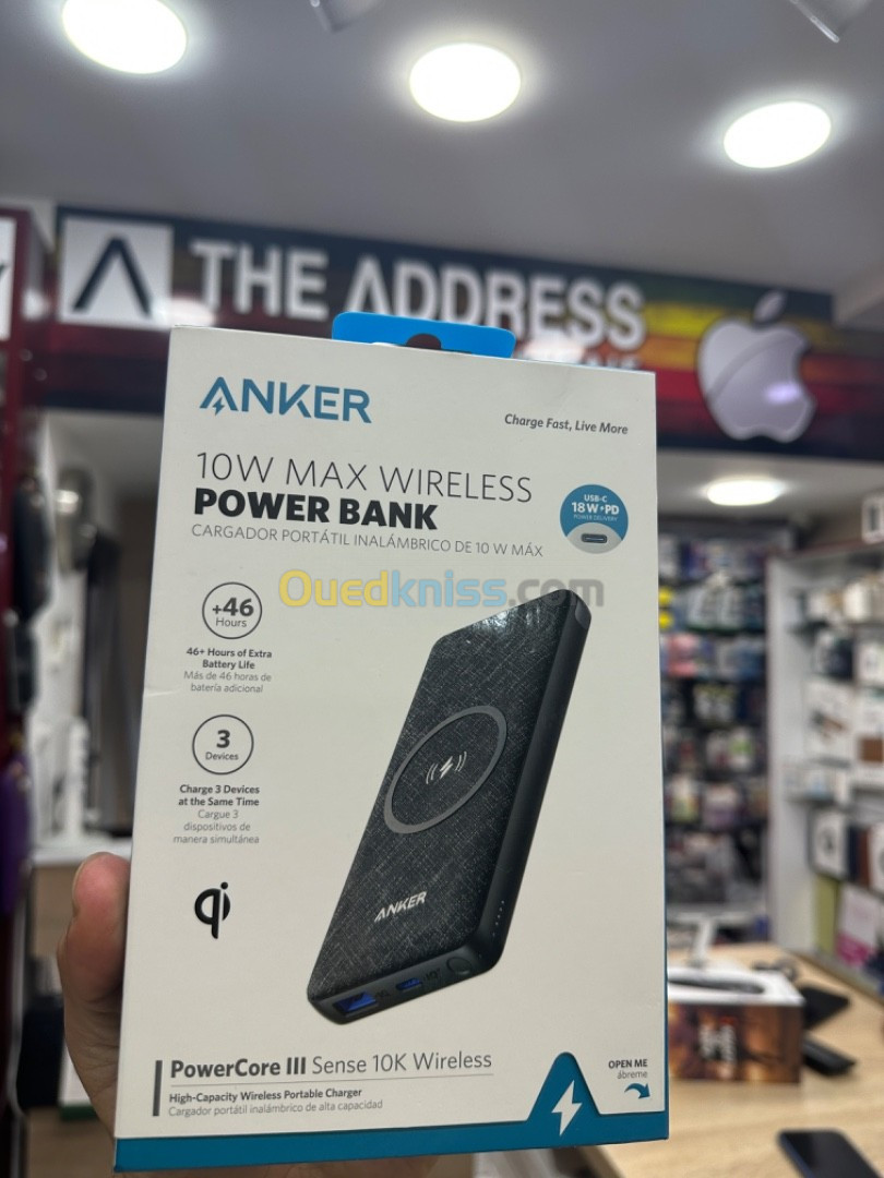  Power Bank Anker PowerCore III Sense 10K Wireless 10000mAh Black A1617H11