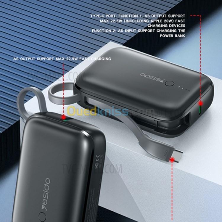 Power bank yesido YP18 10000 mAh