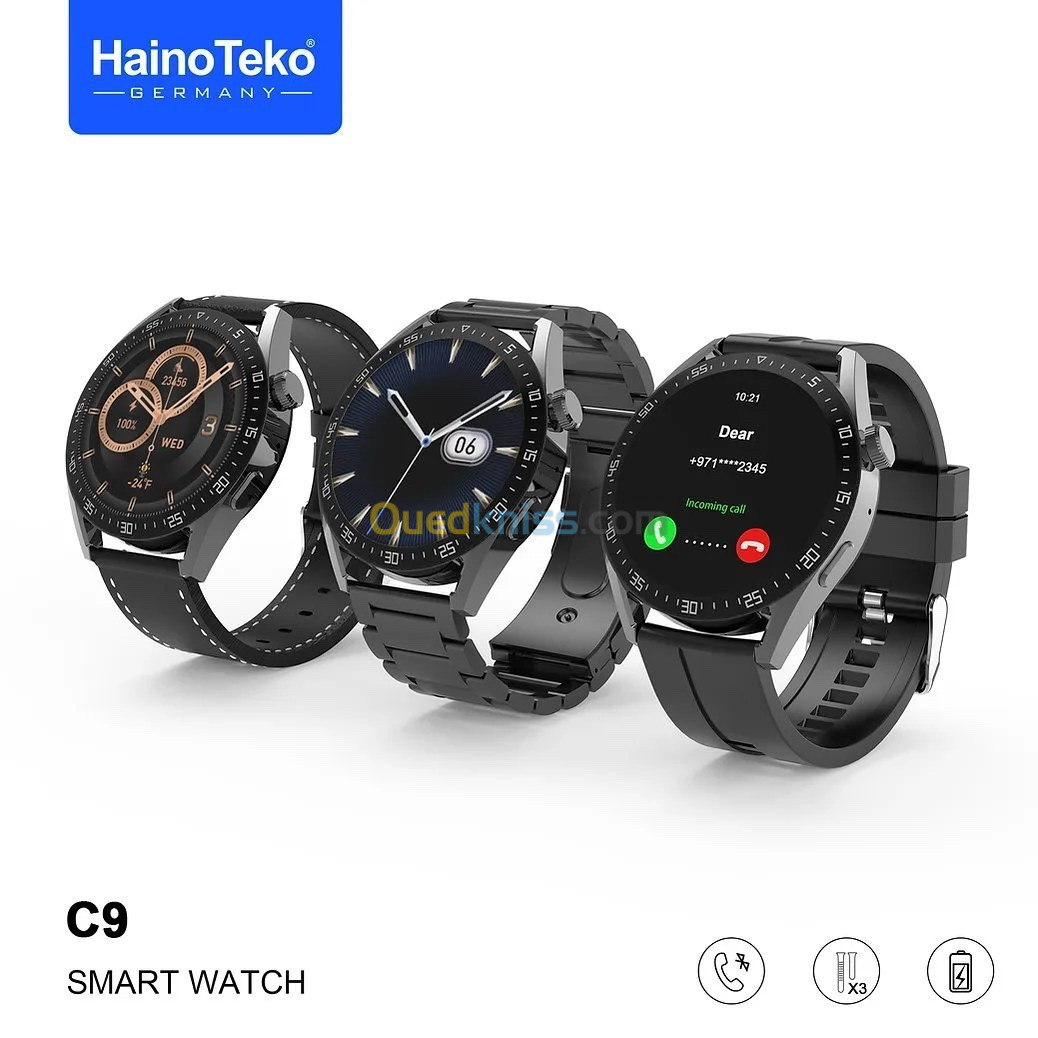 Montre Haino Teko C9 (3 Bracelets)