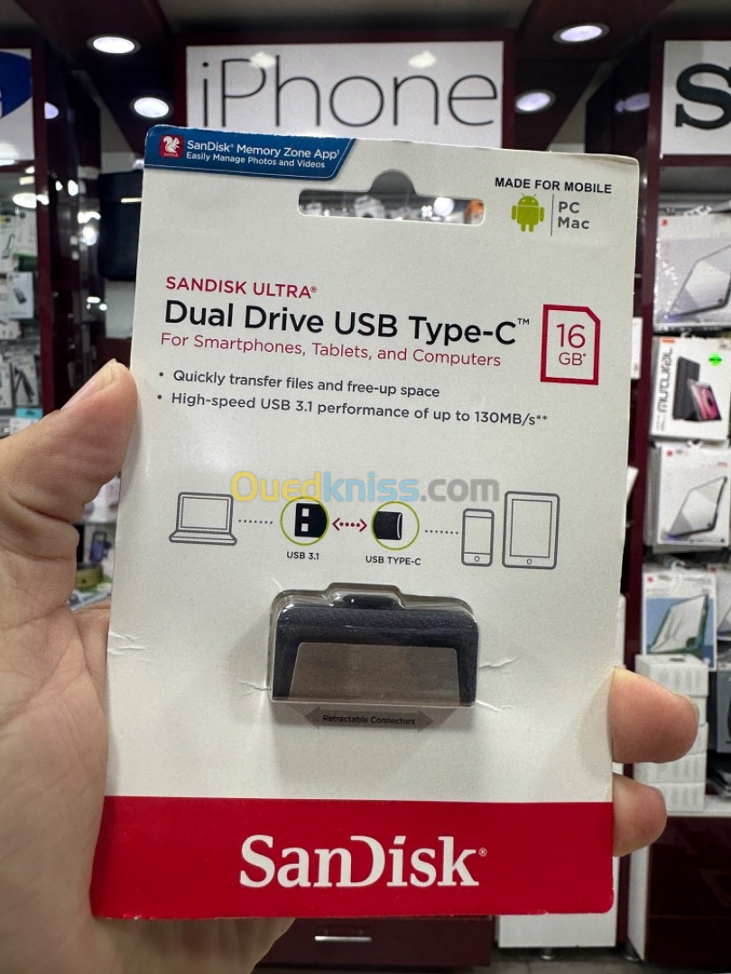 Dual Drive Go USB Type-C SanDisk  256GB/128GB/64GB/32GB/16GB