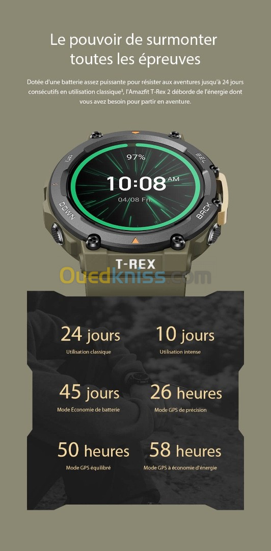 Montre Amazfit T-Rex 2