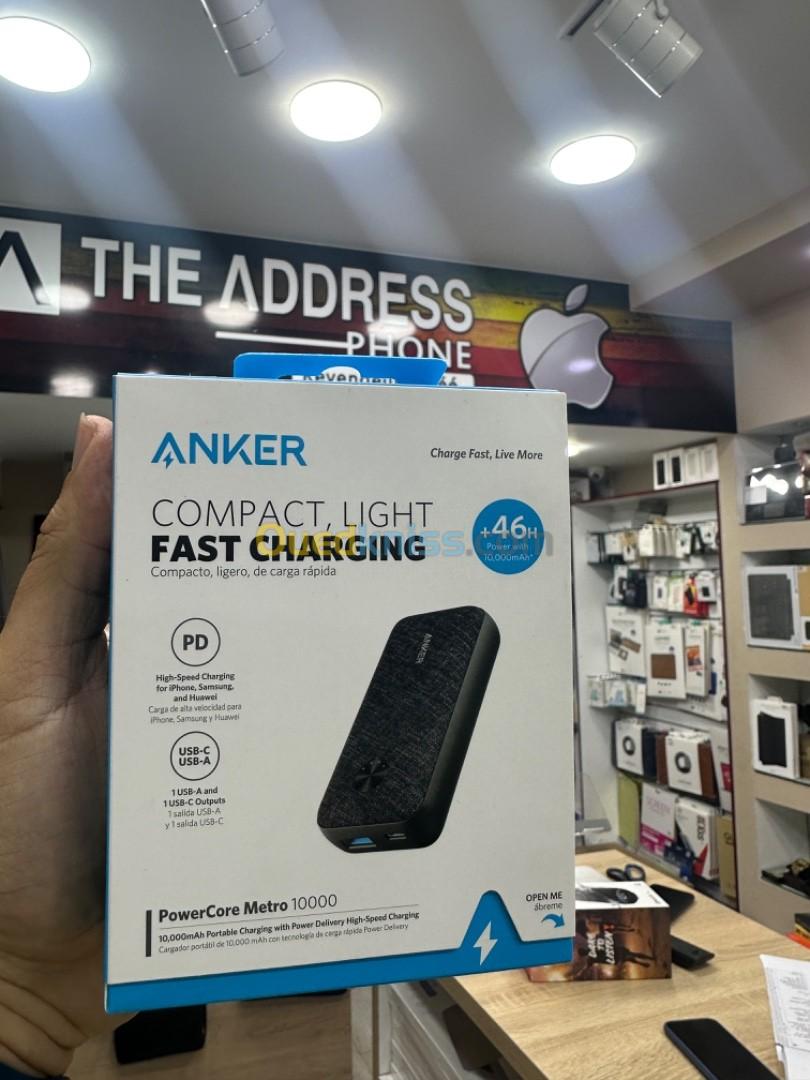 Power bank Anker Metro Slim A1246 10000mAh Noir