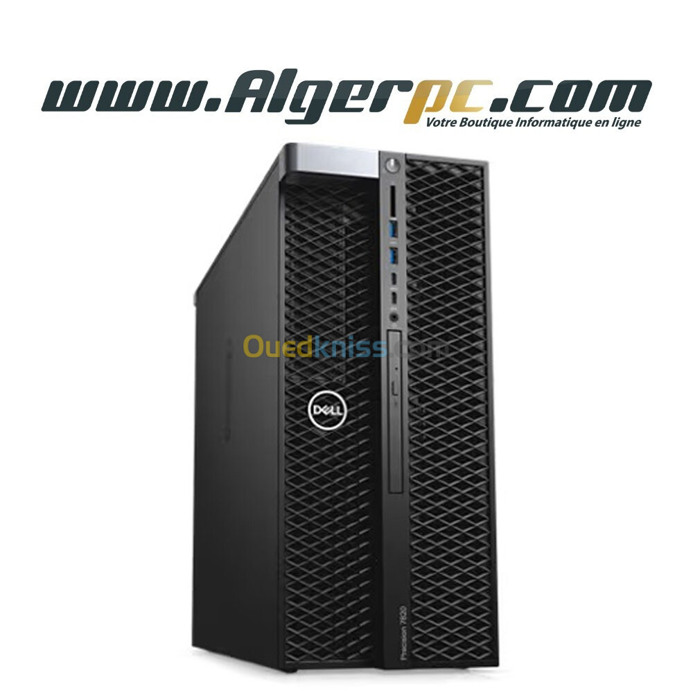 Station de travail Dell Precision 7820 Bi-Xeon G 6226R/64 Go/512 Go SD+HDD1To/Quadri P1000/Win10 Pro