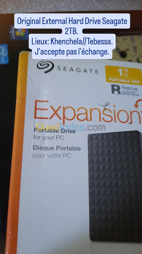 Original External Hard Drive Seagate 2TB