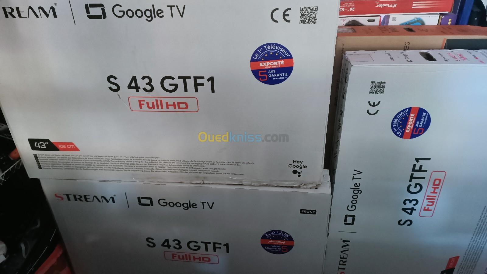 Tv stream 43 pouce Google tv 