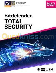 Antivirus Bitdefender Total Security,MCAFEE, Norton, , 360 Total Security Premium, Avast, Kaspersky.