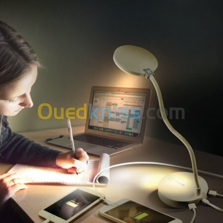 Lampe de Bureau LED Promate LumiFlex-2 avec Batterie Externe de 4000 mAh 