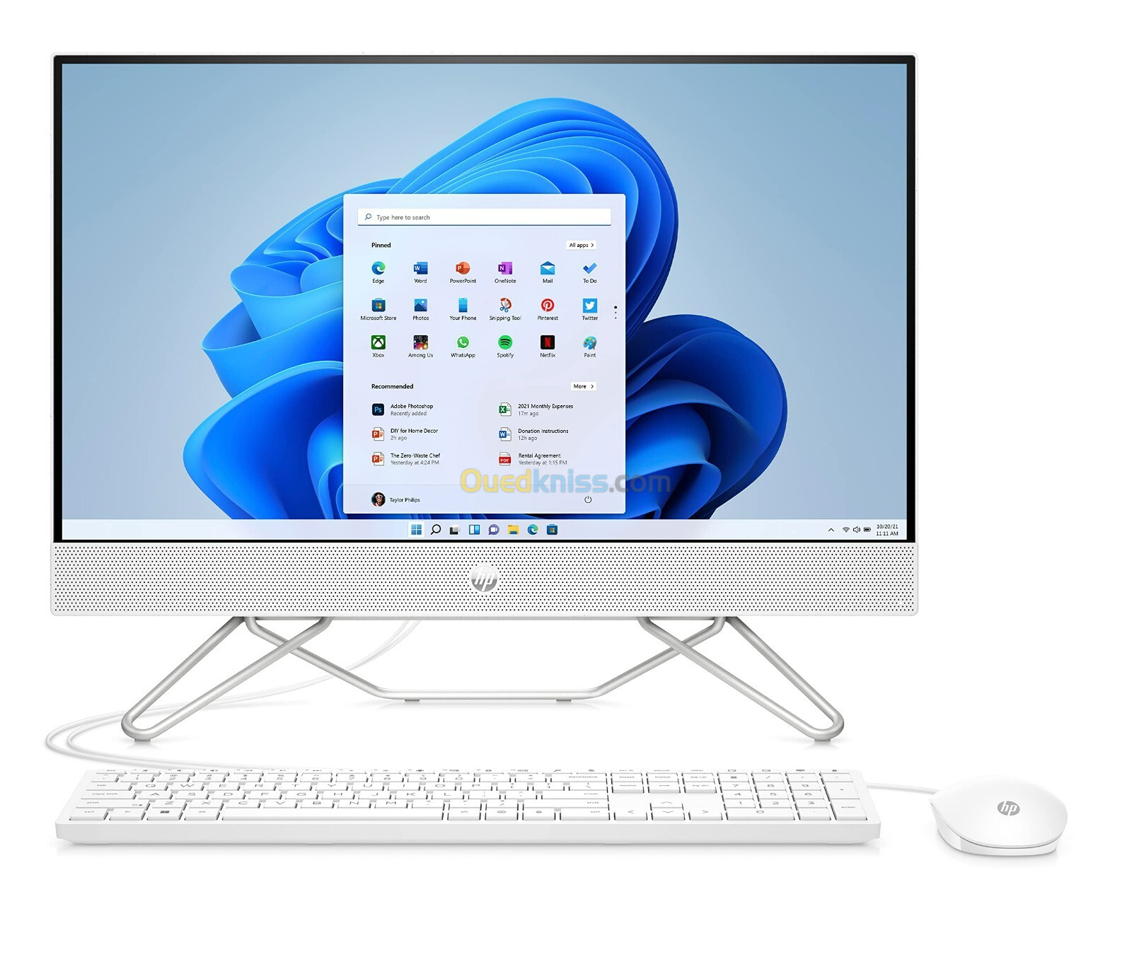 All in One HP 24 Core i5-1235U/8 Go DDR4/512 Go SSD/Ecran 23.8 Full HD/ Wifi ac 2x2 Bluetooth