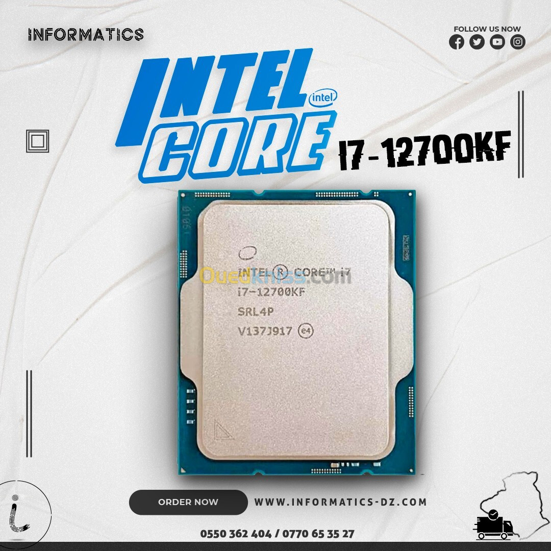 Processor intel I7-12700KF 