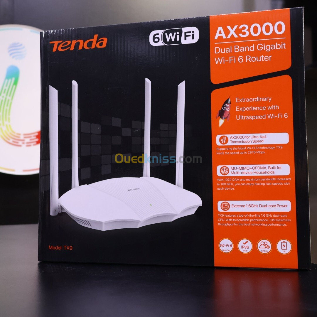 ROUTER Tenda TX9 AX3000 Dual Band Gigabit Wi-Fi 6