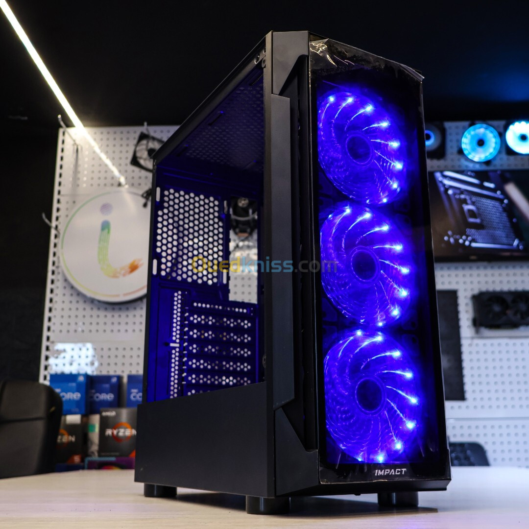 CASE IMPACTE GAMING 3-4-6 LED FANS