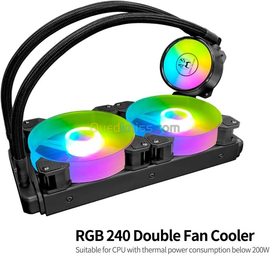 WATERCOOLING COOLMOON COLD MOON AR240 ARGB