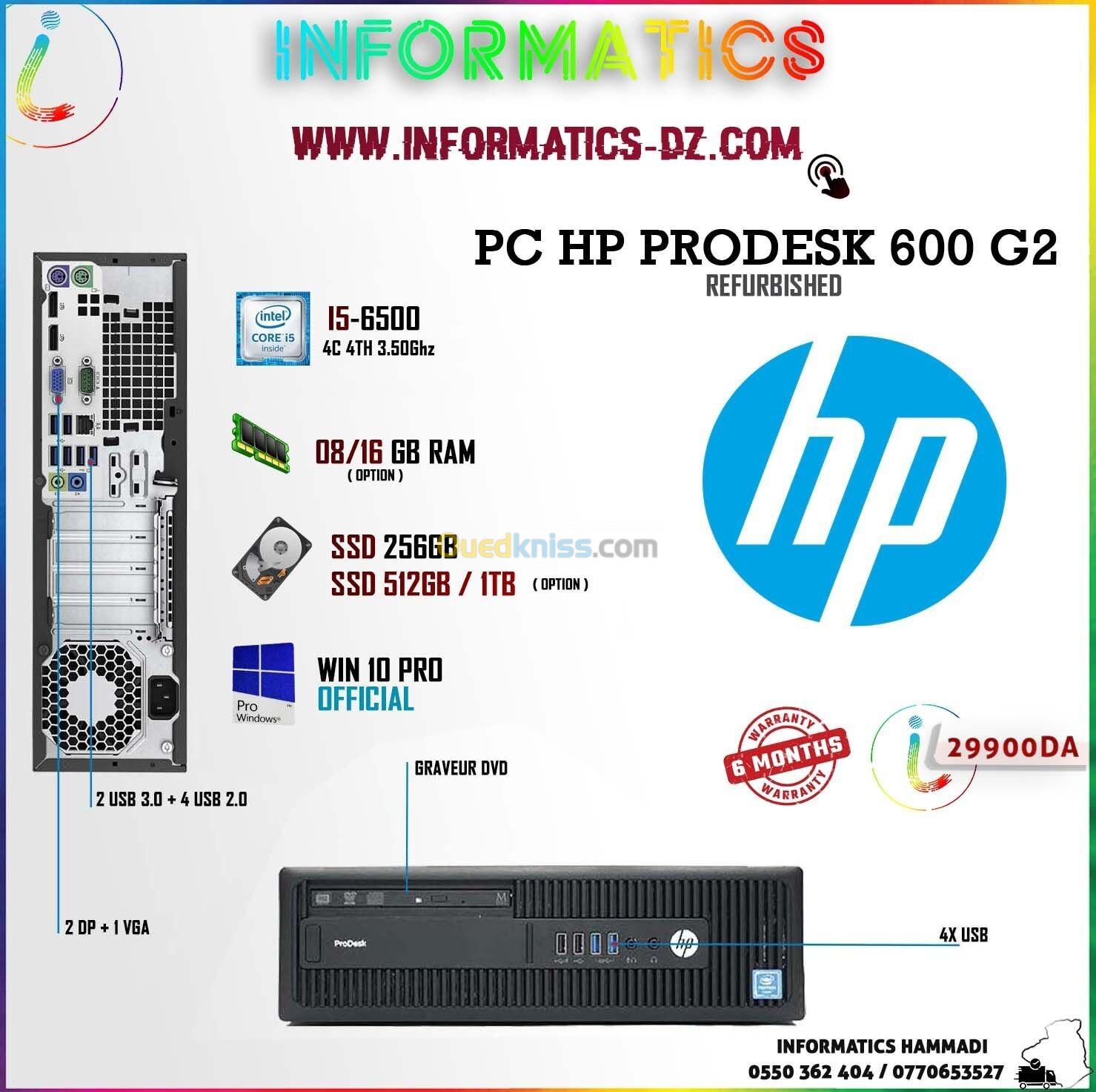 HP ProDesk 600 G2 Desktop PC