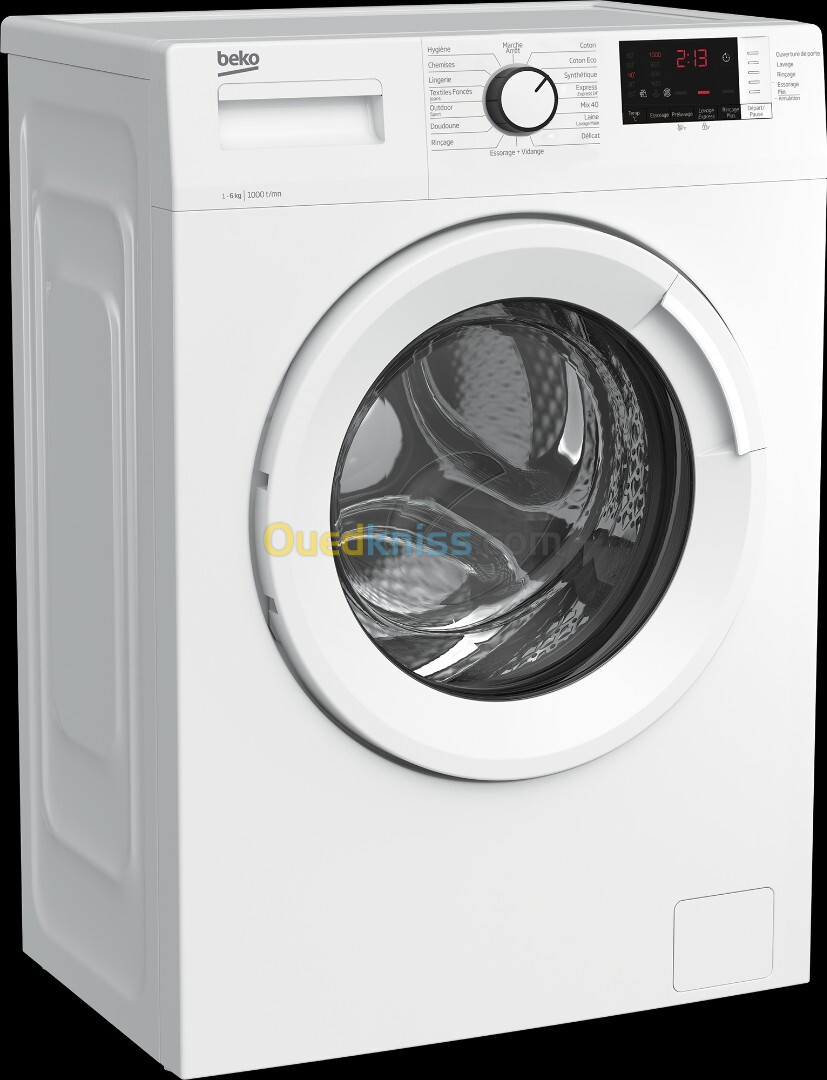 BEKO MACHINE A LAVER BEKO FRONTE 6KG BLANCHE 1000 TR/MIN 2 ANS DE GARANTIE