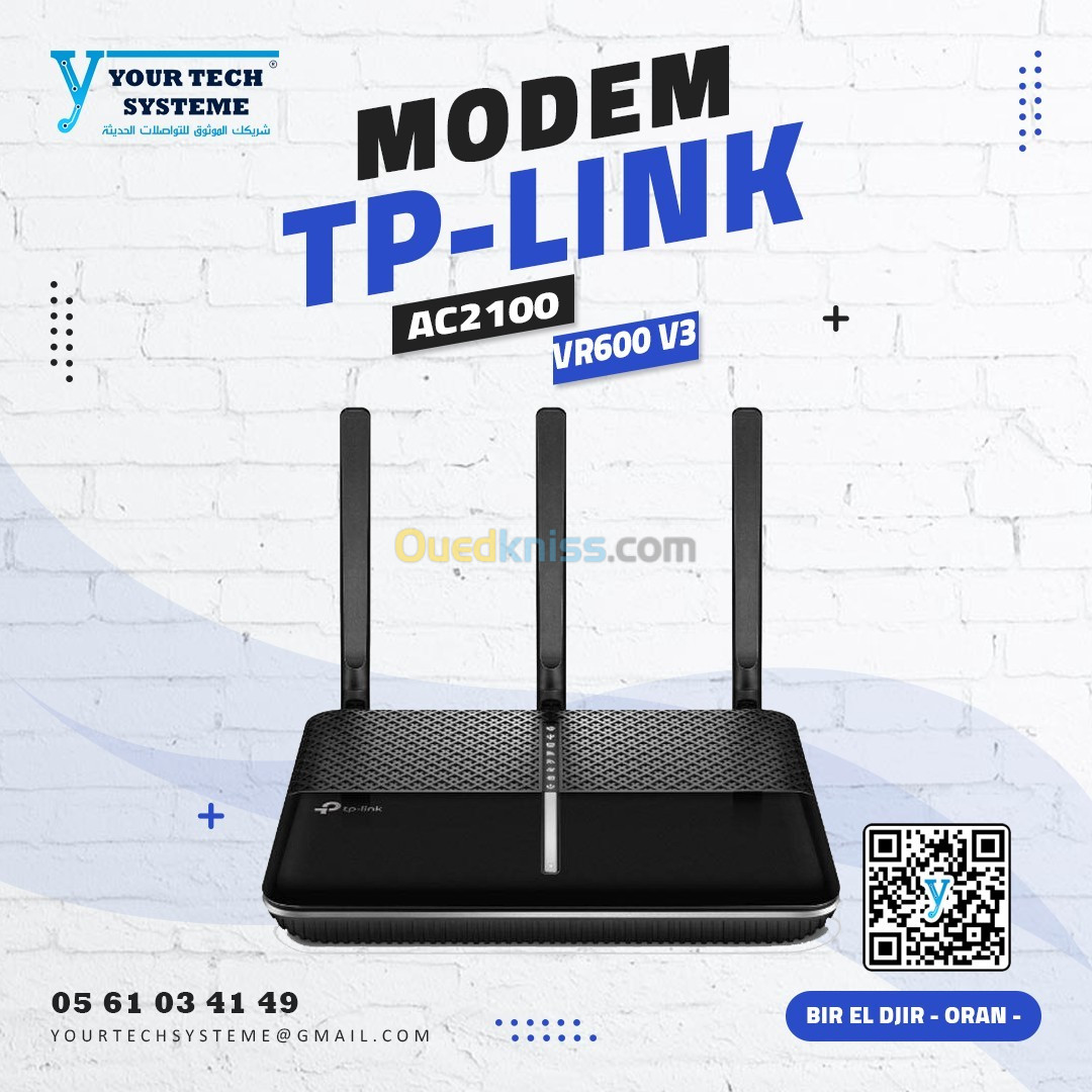 MODEM ROUTER AC 2100 WIRELESS TP-LINK